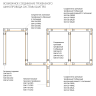 Соединение крестовое LIGHTSTAR 503146-R QUATTRO встраиваемое с подводом питания к треку 5030xx-R БЕЛЫЙ